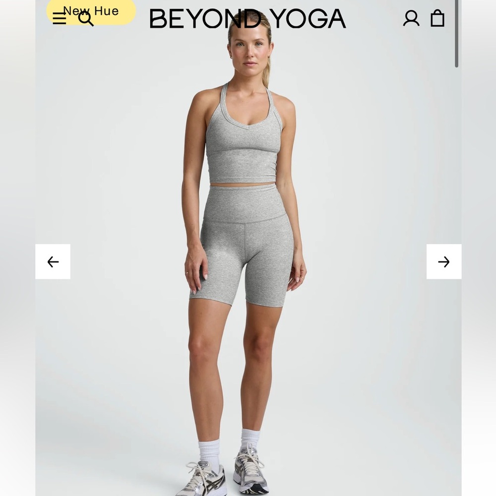 Beyond yoga spacedye 7” high waisted biker shorts
